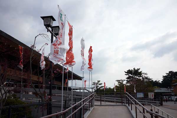 L'embarcadère de Miyajima dans le vent © Aventure Japon 2016