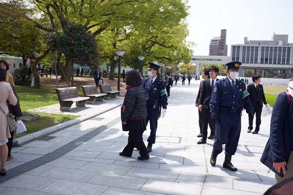 L'évacuation commence © Aventure Japon 2016