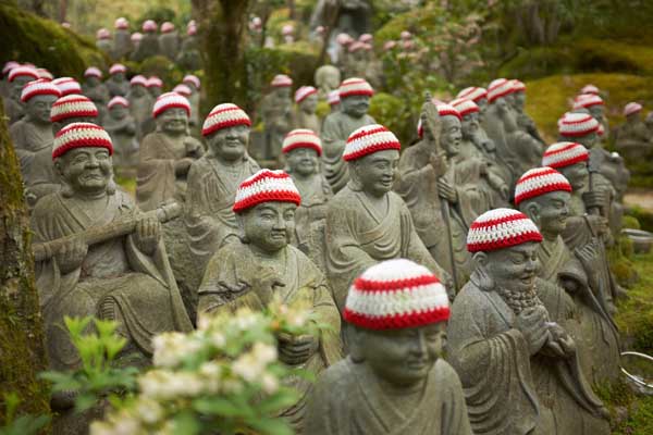 Les Jizô 地蔵 du temple Daishô-in 大聖院 © Aventure Japon 2016