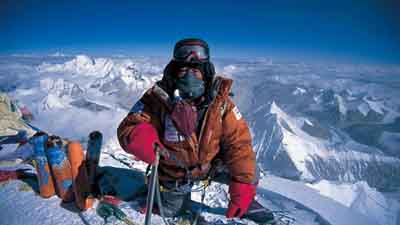 Miura Yuichirô 三浦雄一郎 (1932- ) au sommet de l’Everest © Miura Dolphins