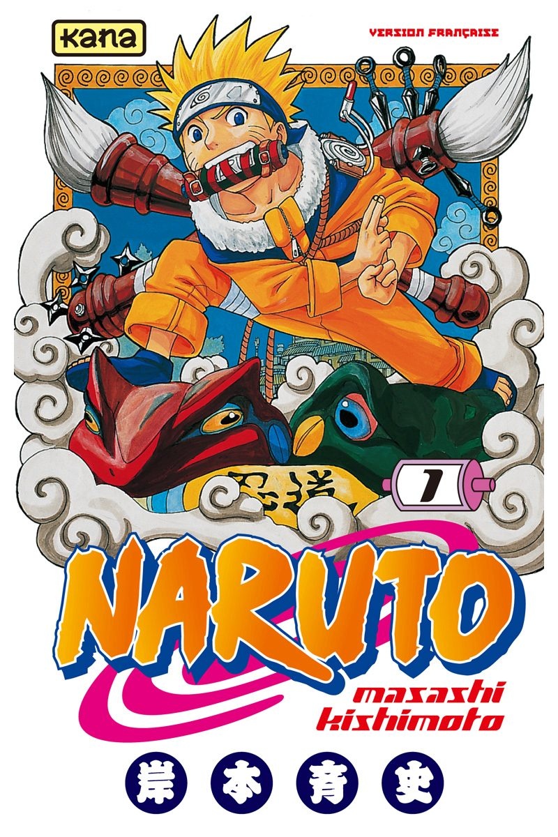 Couverture du premier tome de Naruto des éditions Kana