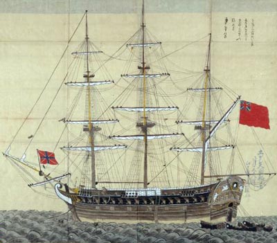 La frégate britannique HMS Phaeton