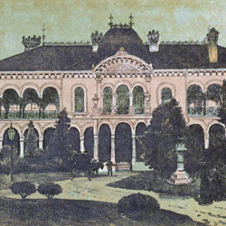 Le Rokumeikan en 1893, illustration de Yabuzaki Yoshijiro 薮崎芳次郎 - Bibliothèque de l’université de Waseda 早稲田大学図書館