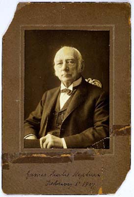 Portrait de James Hepburn en 1907