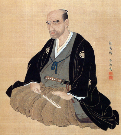 Portrait de Rai San’yô 頼山陽 (1781-1832) par Hoashi Kyô-u 帆足杏雨 (1810-1884) © Musée de l’Université de Kyoto, Kyôto daigaku sôgô hakubutsukan 京都大学総合博物館