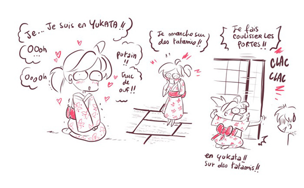 Yatuu au Japon (dessin de Yatuu)