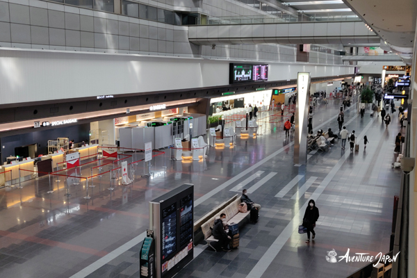 Haneda, le terminal pour les vols domestiques